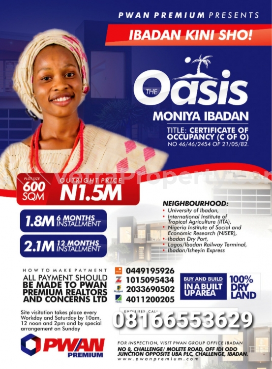  Oasis Estate in Moniya ibadan [Invest here]  Land for Sale Ibadan Oyo Vetra  Property