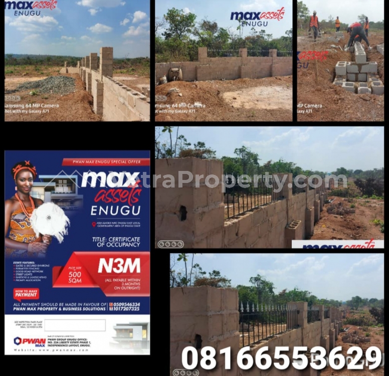  Max Assets Estate in Enugu state Good investment  Land for Sale Enugu Enugu Vetra  Property