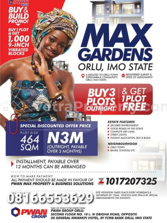  Max Gardens Estate in Orlu Imo Big profile  Land for Sale Orlu Imo Vetra  Property