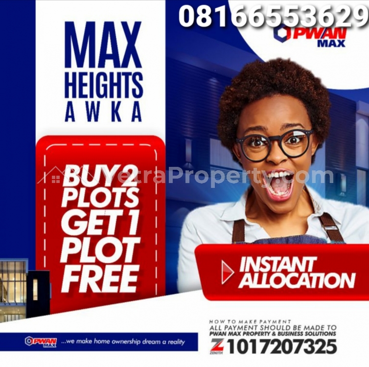  Max Height Estate in Awka wonderful investment  Land for Sale Awka North Anambra Vetra  Property