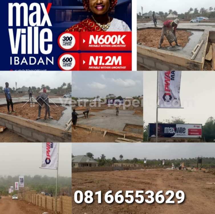  Max Ville Estate in Ibadan wonderful investment  Land for Sale Ibadan Oyo Vetra  Property