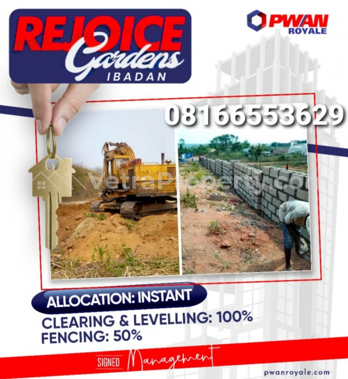  Rejoice Estate in ibadan wonderful place  Land for Sale Ibadan Oyo Vetra  Property