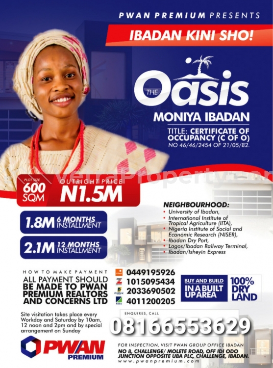  Oasis Gardens Estate  Land for Sale Ibadan Oyo Vetra  Property