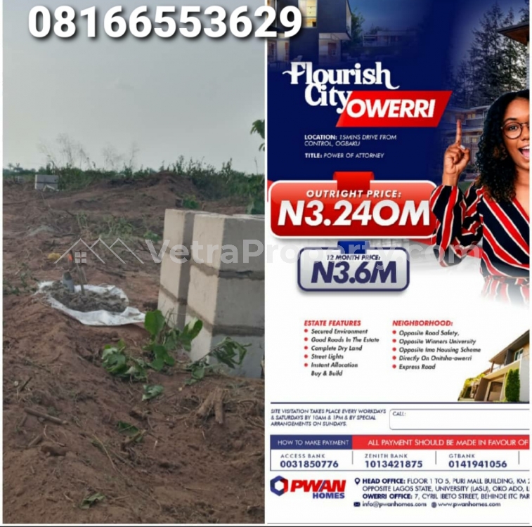  Flourish city Estate in Owerri  Land for Sale Owerri Imo Vetra  Property
