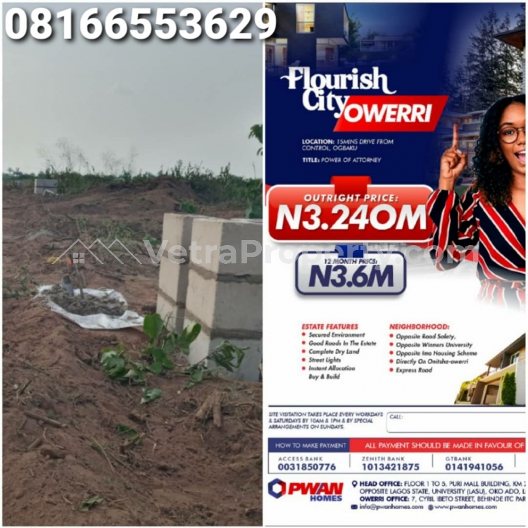  Flourish city Estate in Owerri  Land for Sale Owerri Imo Vetra  Property
