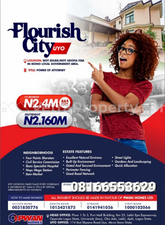  Flourish city Estate in Uyo  Land for Sale Uyo Akwa Ibom Vetra  Property