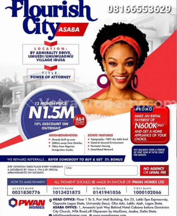  Flourish city Estate Asaba  Land for Sale Asaba Delta Vetra  Property
