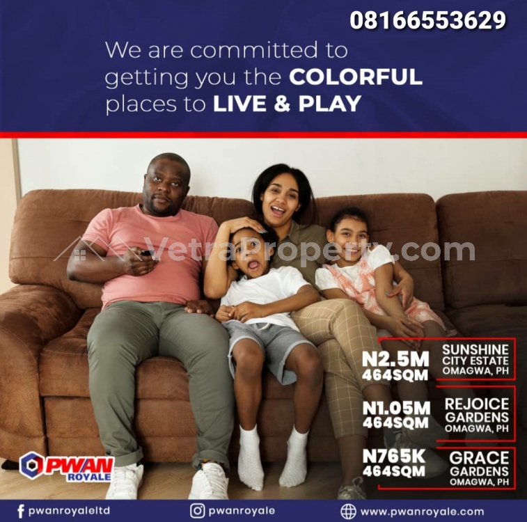  Beautiful Gated Estates with Gardens and parks in portharcourt  Land for Sale Port Harcourt Rivers Vetra  Property