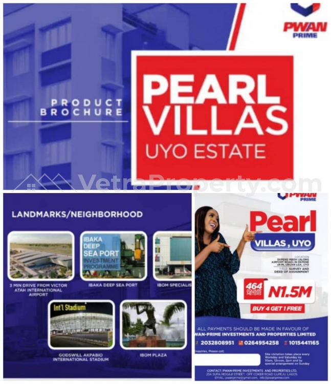 Pearl villa Estate  Land for Sale Uyo Akwa Ibom Vetra  Property