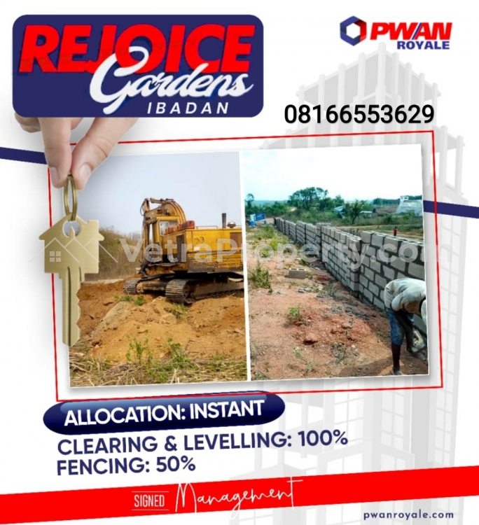  Rejoice garden ESTATE  Land for Sale Ibadan Oyo Vetra  Property