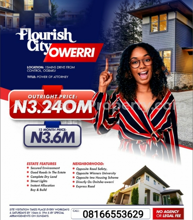  Flourish city Owerri Estate  Land for Sale Owerri Imo Vetra  Property