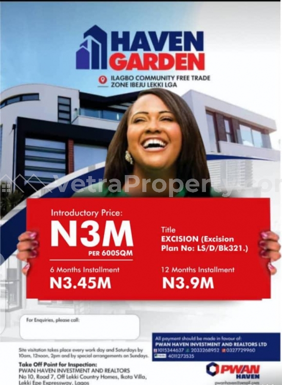  Haven Garden Estate Lagos Nigeria  Land for Sale Ibeju Lekki Lagos Vetra  Property