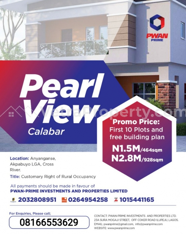  Pearl View Estate Calabar  Land for Sale Calabar Cross River Vetra  Property
