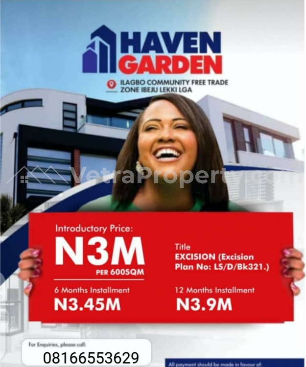  plot of Land  Land for Sale Ibeju Lekki Lagos Vetra  Property