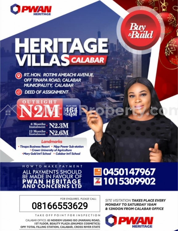  Heritage Villas CALABAR  Land for Sale Calabar Cross River Vetra  Property