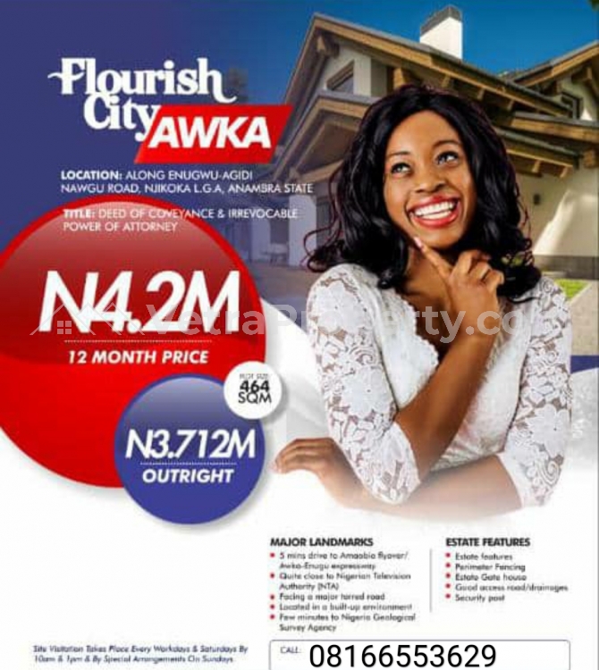  Flourish city Estate Awka  Land for Sale Anambra Anambra Vetra  Property
