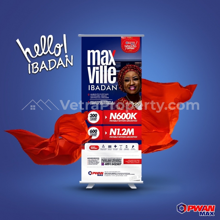 Max ville Ibadan  Land for Sale Ibadan Oyo Vetra  Property