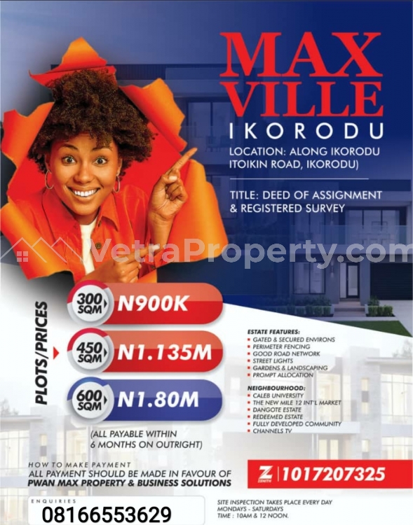  Land  Land for Sale Ikorodu Lagos Vetra  Property