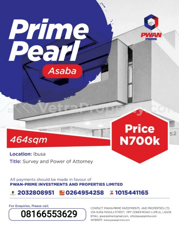  Land  Land for Sale Asaba Delta Vetra  Property