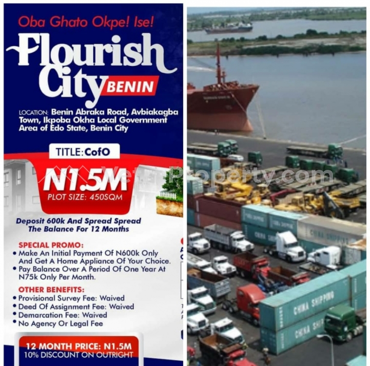  Florish city Benin  Land for Sale Central Edo Vetra  Property