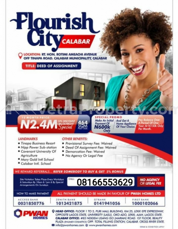  Flourish city calabar  Land for Sale Calabar Cross River Vetra  Property