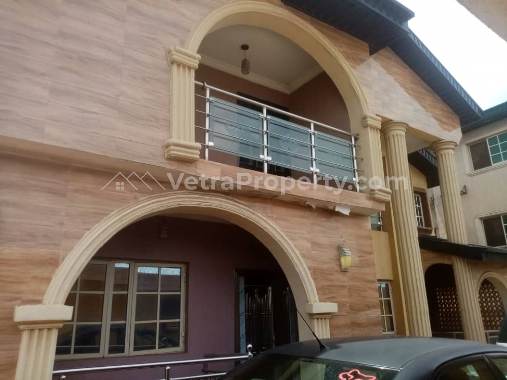  Standard 4 Bedroom Duplex With 3 Bedroom Boys Quarters For Sale At Isolo, Lagos  House for Sale Isolo Lagos Vetra  Property