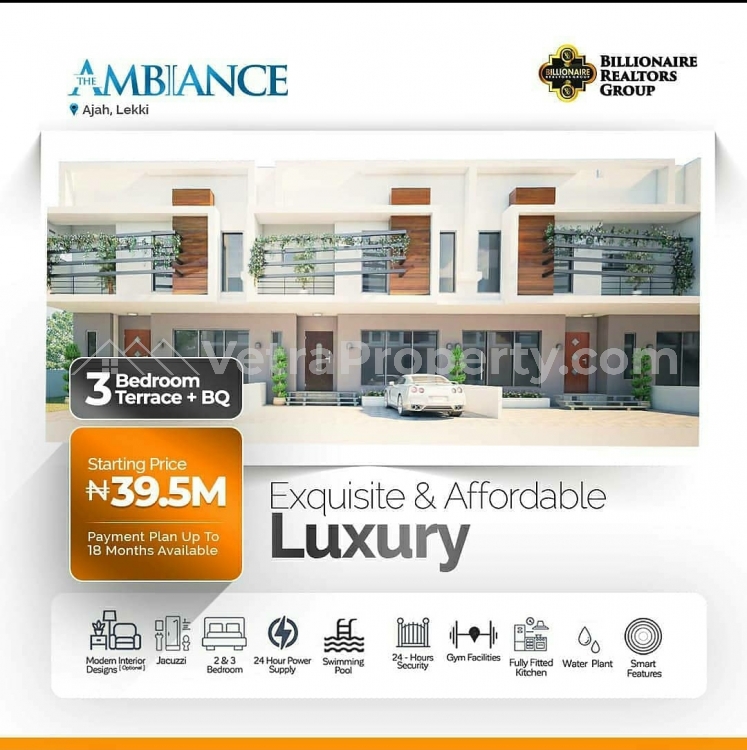 The Ambiance Abraham adesanya  House for Sale Ajah Lagos Vetra  Property