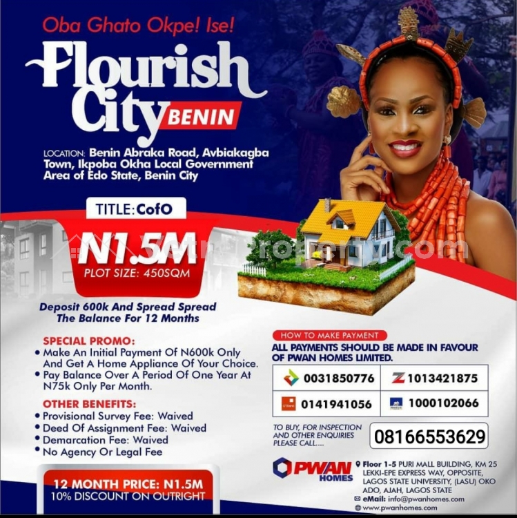  Flourish city Estate Benin  Land for Sale Central Edo Vetra  Property