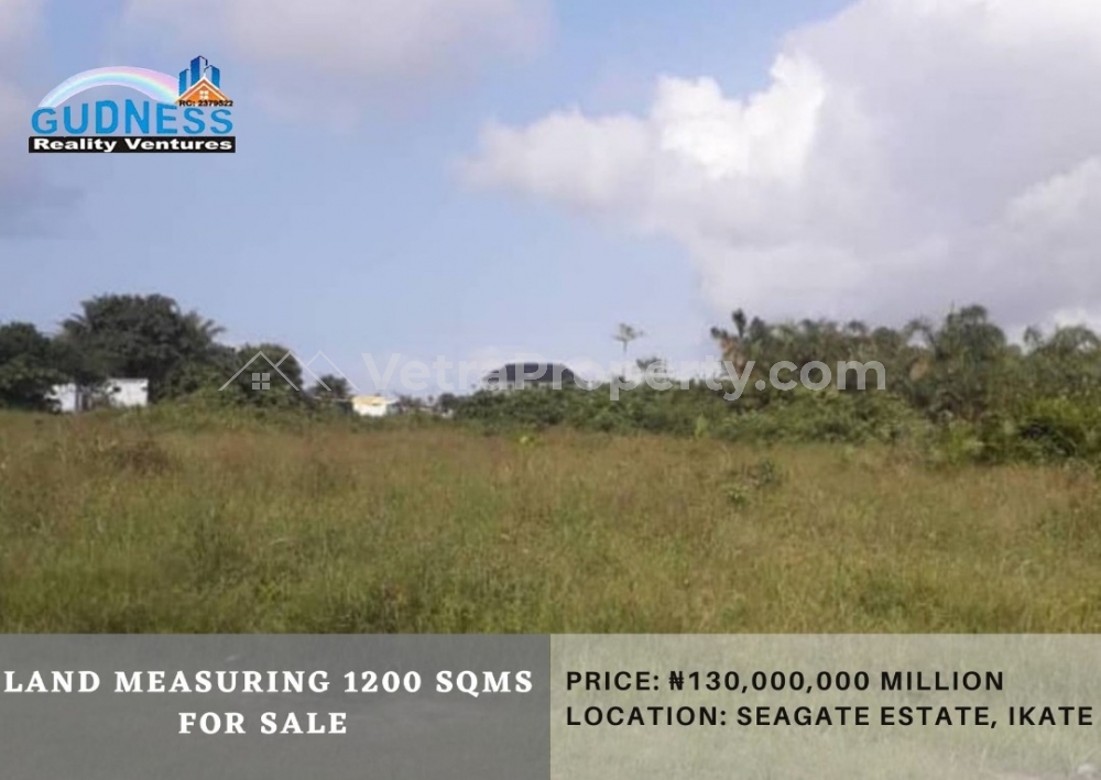  Land Measuring 1200 SQMS  Land for Sale Lekki Lagos Vetra  Property