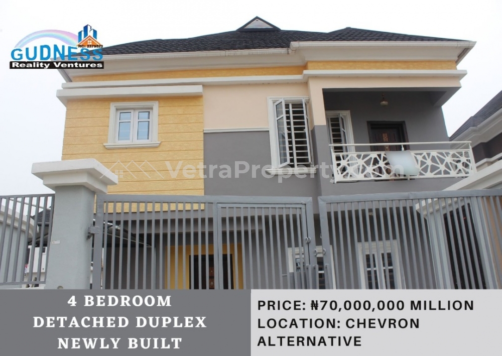  4 Bedroom Detached Duplex  4 bedroom House for Sale Lekki Lagos Vetra  Property