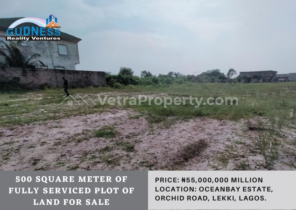  500 Square Meter Of Fully Serviced Plot Of Land  Land for Sale Lekki Lagos Vetra  Property