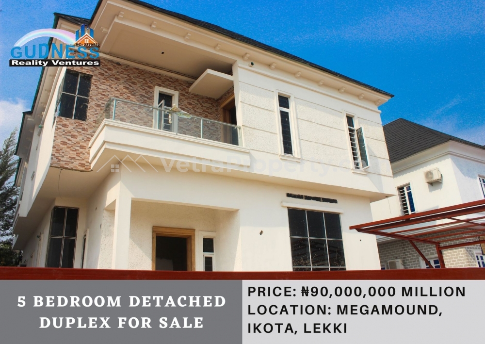  5 Bedroom Detached Duplex  5 bedroom House for Sale Lekki Lagos Vetra  Property