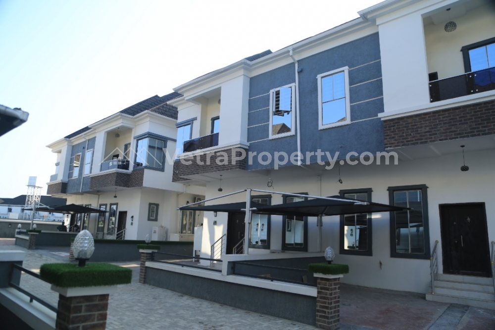  NEWLY BUILT 4 BEDROOM SEMI DETACHED DUPLEX IN A MINI ESTATE  4 bedroom House for Sale Lekki Lagos Vetra  Property