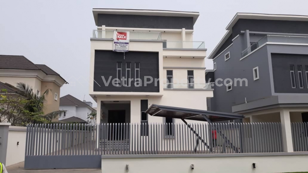  Now Selling!!! Exquisitely Built 5 Bedroom Fully Detached Triplex  5 bedroom House for Sale Lekki Lagos Vetra  Property