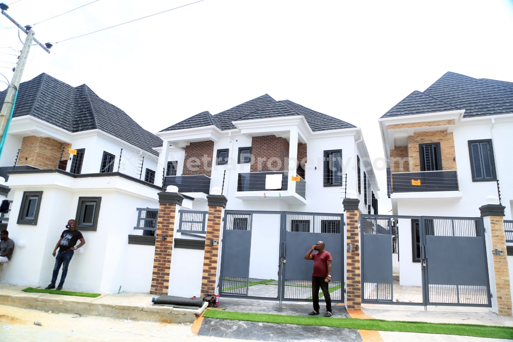  4 Bedroom Semi Detached Duplex with a Room BQ  4 bedroom House for Sale Lekki Lagos Vetra  Property
