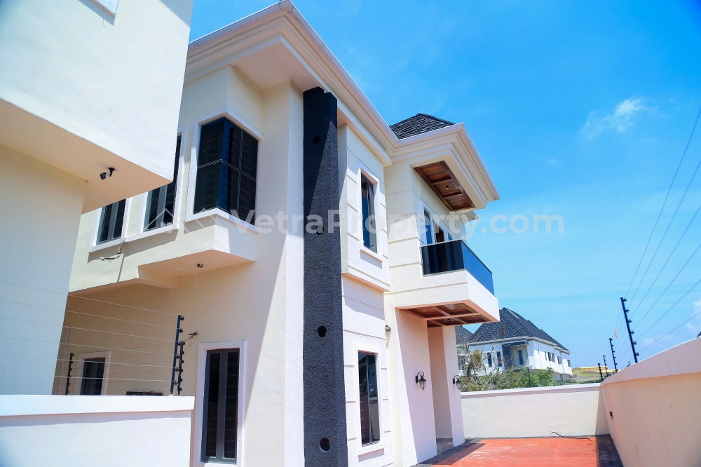  Luxurious 4 Bedroom Detached Duplex with a Room Bq  4 bedroom House for Sale Lekki Lagos Vetra  Property