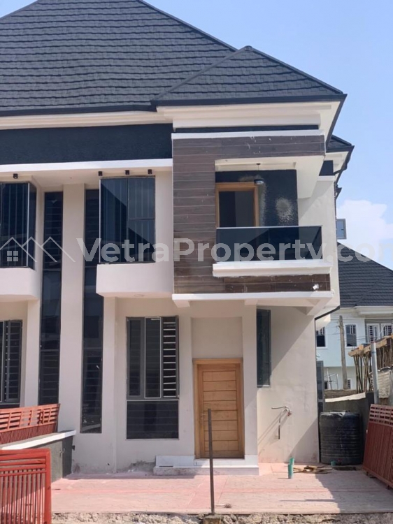  4BEDROOM SEMI DETACHED HOUSE WITH A ROOM BQ BY CHEVRON TOLLGATE LEKKI  4 bedroom House for Sale Lekki Lagos Vetra  Property