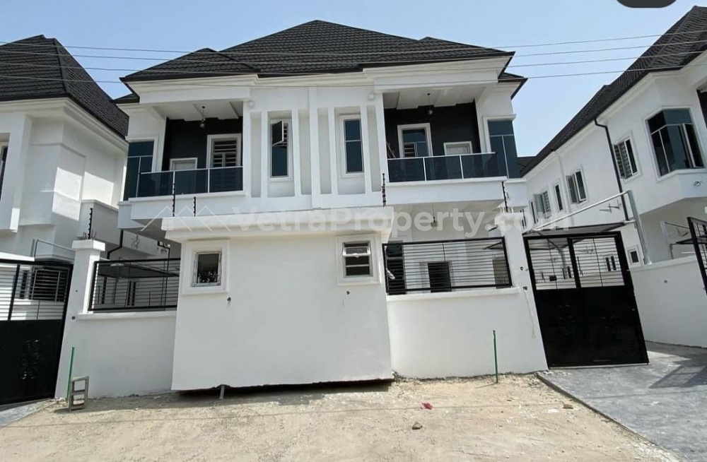  4BEDROOM SEMI DETACHED HOUSE WITH A ROOM BQ OFF CHEVRON DRIVE LEKKI  4 bedroom House for Sale Lekki Lagos Vetra  Property