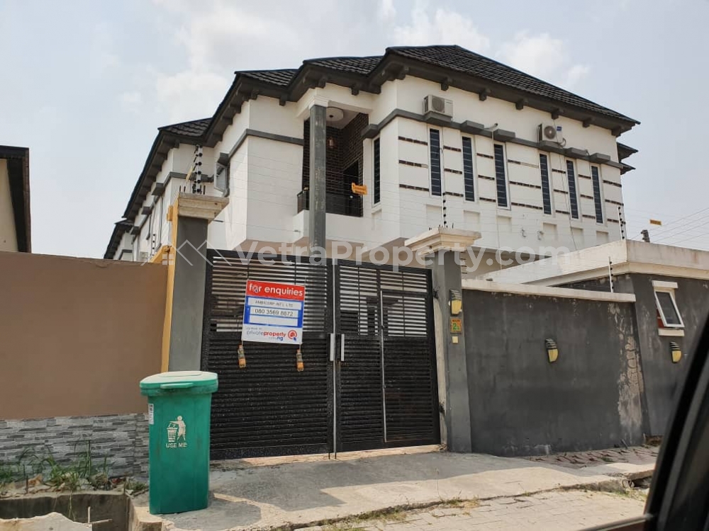  4BEDROOM SEMI DETACHED HOUSE WITH A ROOM BQ INSIDE SOUTHERN VIEW ESTATE LEKKI  4 bedroom House for Sale Lekki Lagos Vetra  Property