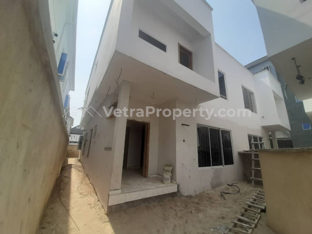  4BEDROOM SEMI DETACHED HOUSE WITH A ROOM BQ INSIDE ORAL ESTATE LEKKI  4 bedroom House for Sale Lekki Lagos Vetra  Property