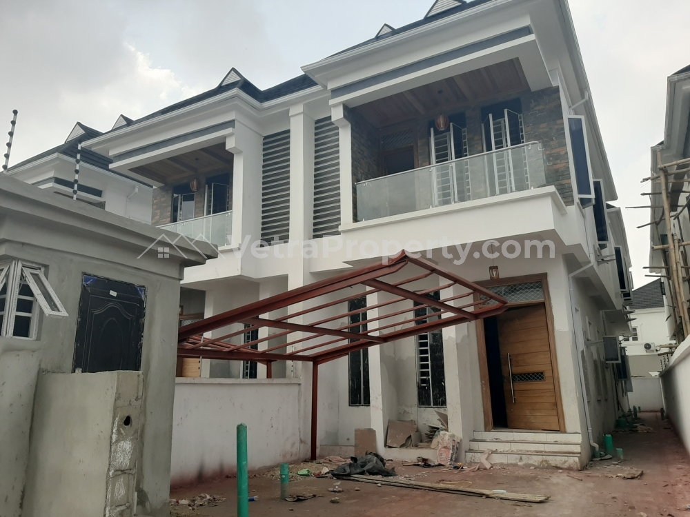  4BEDROOM SEMI DETACHED HOUSE WITH A ROOM BQ IN ORAL ESTATE LEKKI  4 bedroom House for Sale Lekki Lagos Vetra  Property
