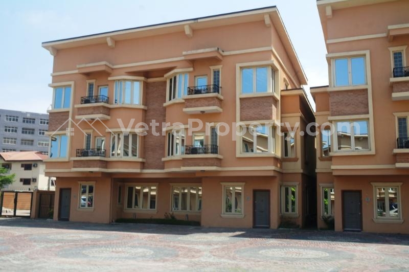  serviced 4 bedroom terrace duplex with a room bq  House for Rent Victoria Island Lagos Vetra  Property