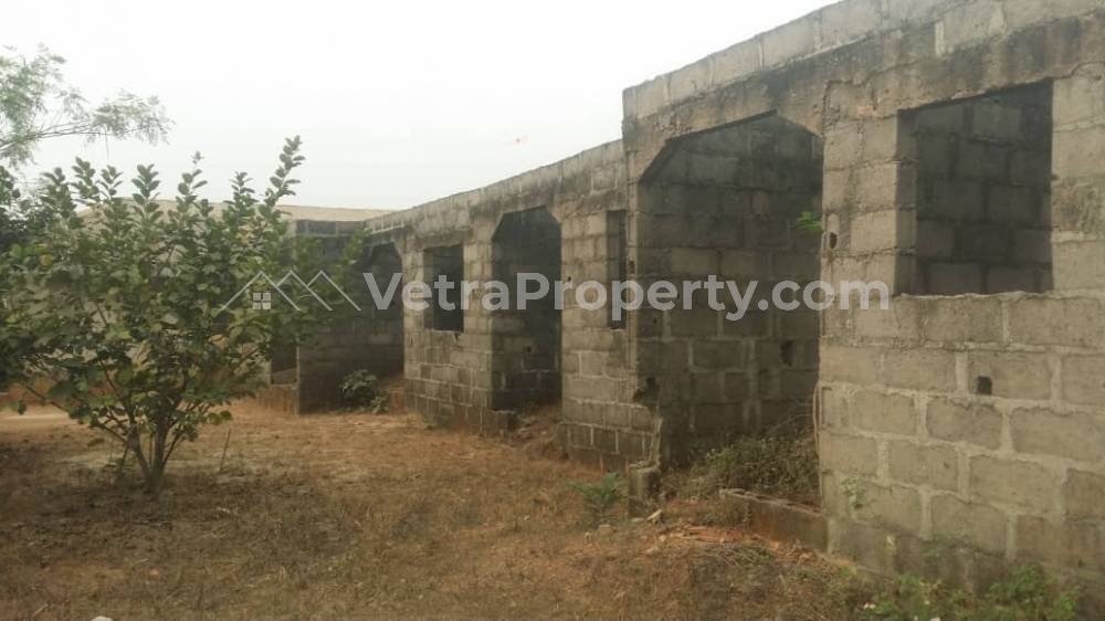  An uncompleted 3unit of 3bedroom bungalow at lintel level with completed and tenanted mini flat  Land for Sale Ikorodu Lagos Vetra  Property
