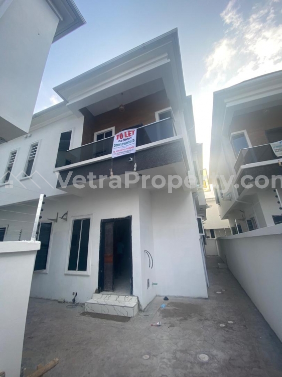  Brand New 4 Bedroom Semi-Detached Duplex +BQ  4 bedroom House for Rent Lekki Lagos Vetra  Property
