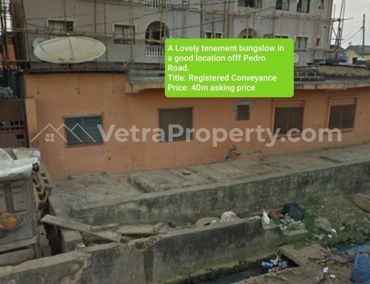  A good tenement bungalow on full plot  House for Sale Shomolu Lagos Vetra  Property