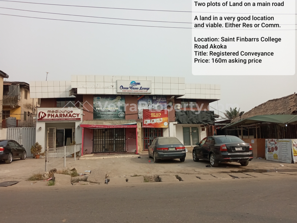  2 plots together with structures on main road  House for Sale Yaba Lagos Vetra  Property