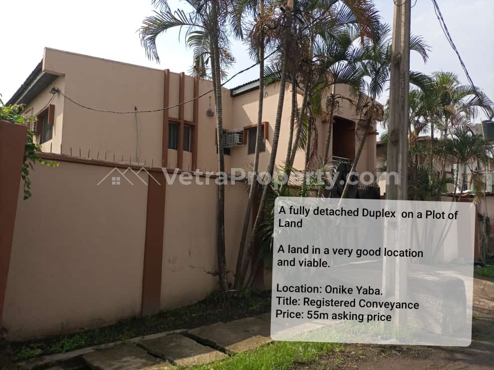  A Fully Detached 5 Bedroom Duplex House  House for Sale Yaba Lagos Vetra  Property