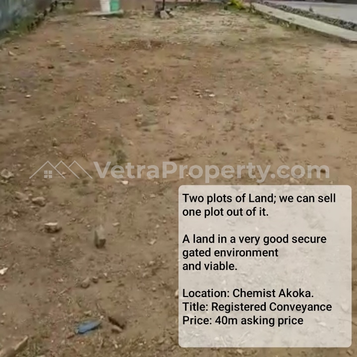 A Bareland with little structures  Land for Sale Yaba Lagos Vetra  Property
