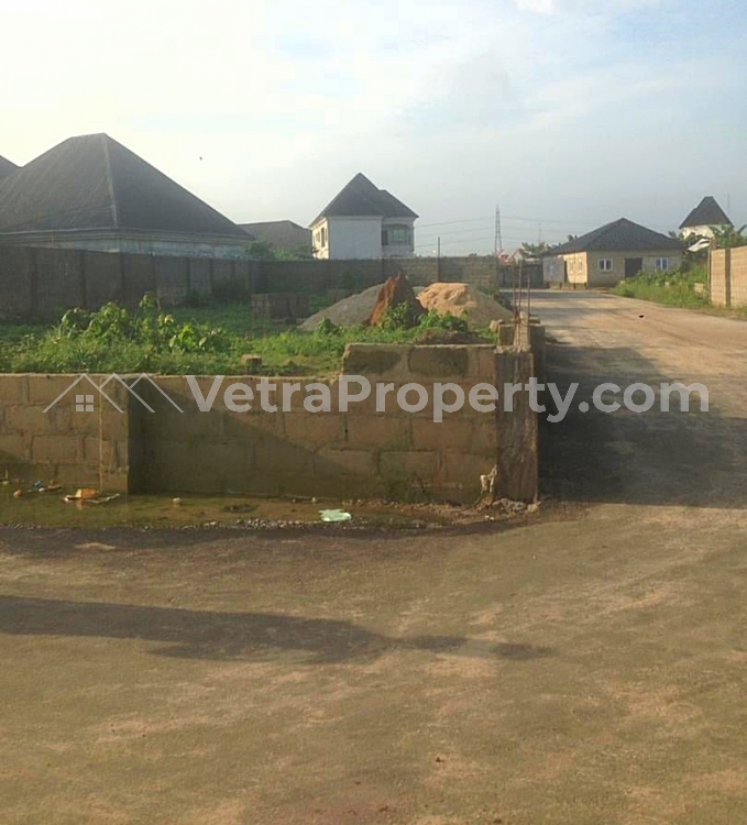  Genuine One and Half Plot Of Land On a Tarred Street  Land for Sale Port Harcourt Rivers Vetra  Property