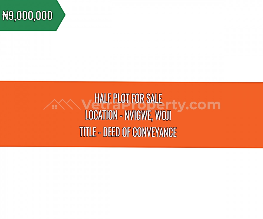  Genuine Half Plot Of Land On a Tarred Street  Land for Sale Port Harcourt Rivers Vetra  Property